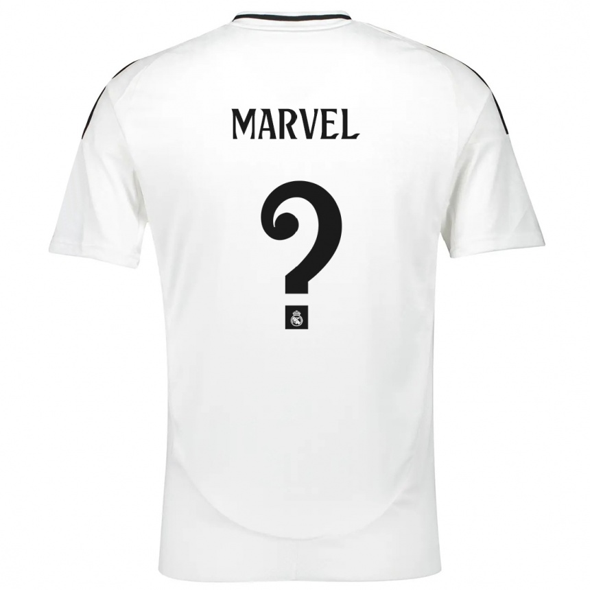 Niño Fútbol Camiseta Marvel #0 Blanco 1ª Equipación 2024/25