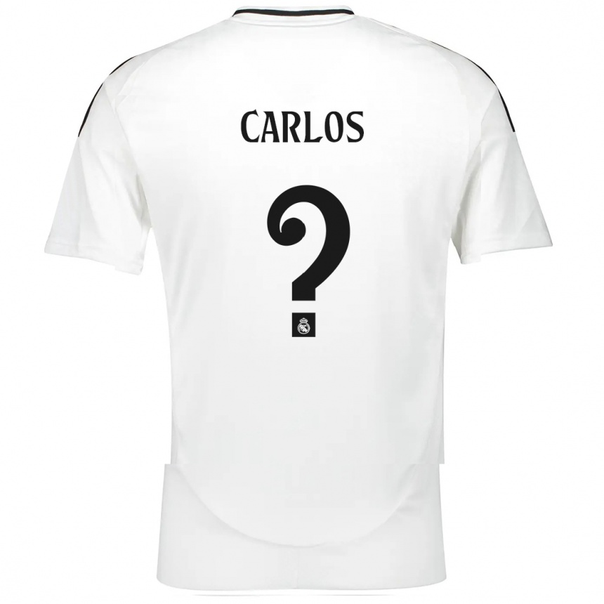 Niño Fútbol Camiseta Carlos Sánchez #0 Blanco 1ª Equipación 2024/25