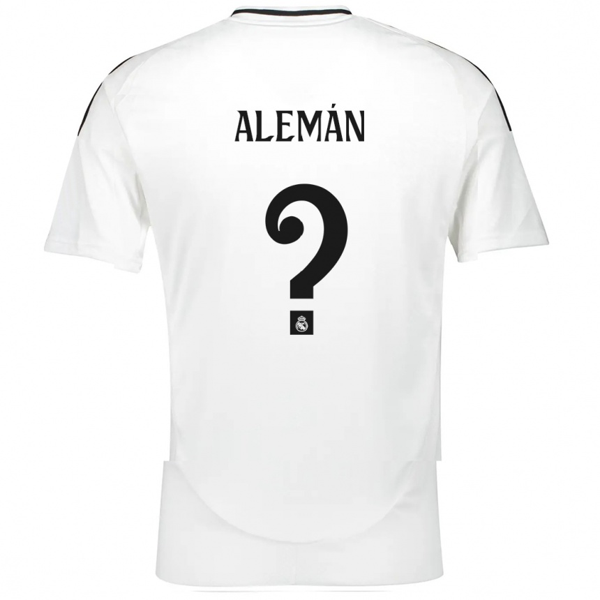 Niño Fútbol Camiseta Alexander Alemán #0 Blanco 1ª Equipación 2024/25