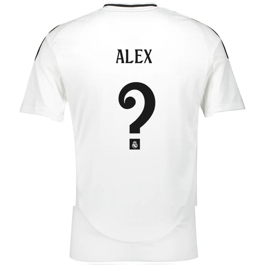 Niño Fútbol Camiseta Alex Sanchez #0 Blanco 1ª Equipación 2024/25