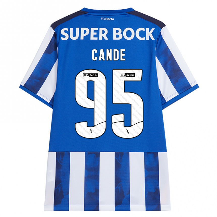 Niño Fútbol Camiseta Anhá Cande #95 Azul Blanco 1ª Equipación 2024/25