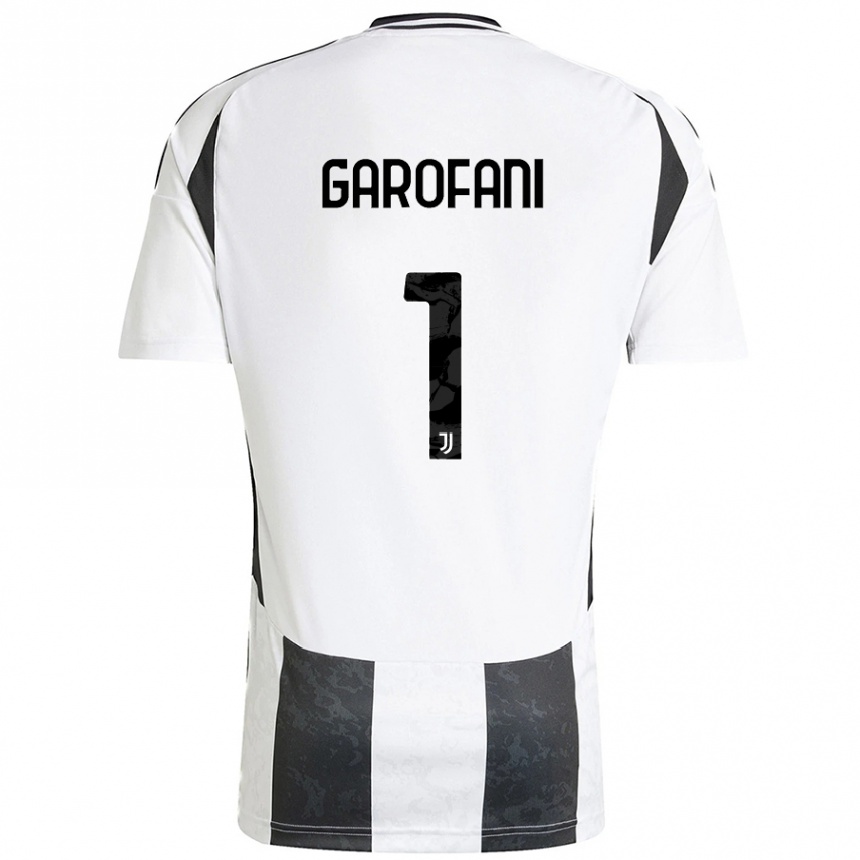 Niño Fútbol Camiseta Giovanni Garofani #1 Blanco Negro 1ª Equipación 2024/25