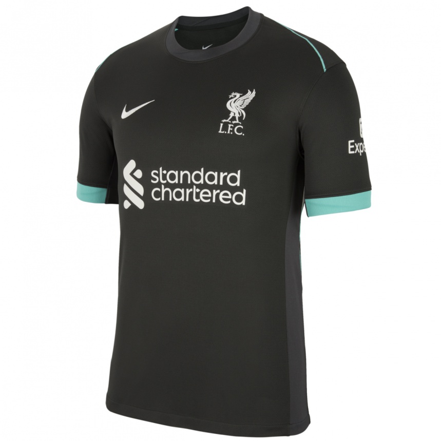 Niño Fútbol Camiseta Joel Matip #32 Negro Antracita Blanco 2ª Equipación 2024/25