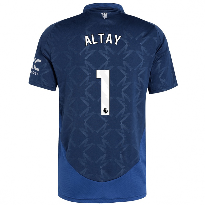 Niño Fútbol Camiseta Altay Bayindir #1 Índigo 2ª Equipación 2024/25