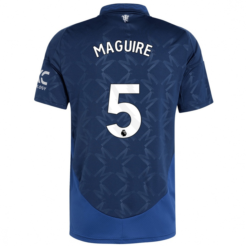 Niño Fútbol Camiseta Harry Maguire #5 Índigo 2ª Equipación 2024/25