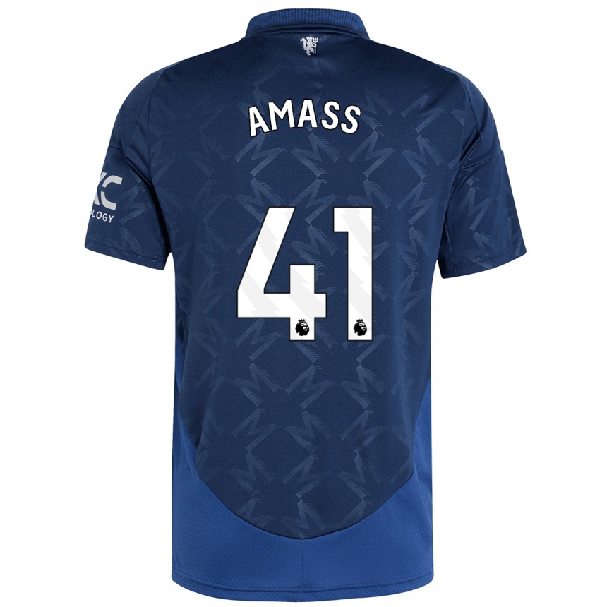 Niño Fútbol Camiseta Harry Amass #41 Índigo 2ª Equipación 2024/25