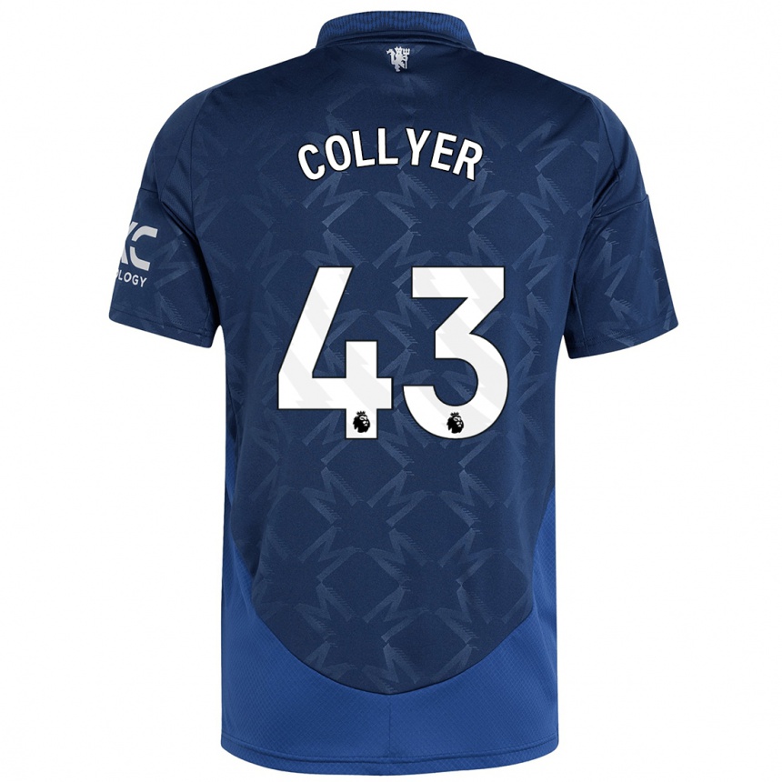 Niño Fútbol Camiseta Toby Collyer #43 Índigo 2ª Equipación 2024/25