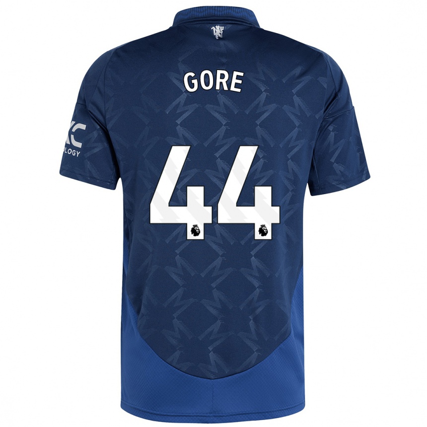 Niño Fútbol Camiseta Daniel Gore #44 Índigo 2ª Equipación 2024/25