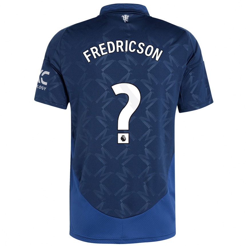 Niño Fútbol Camiseta Tyler Fredricson #0 Índigo 2ª Equipación 2024/25