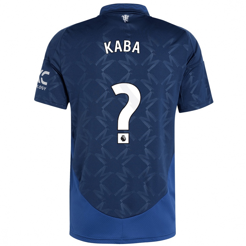 Niño Fútbol Camiseta Sekou Kaba #0 Índigo 2ª Equipación 2024/25