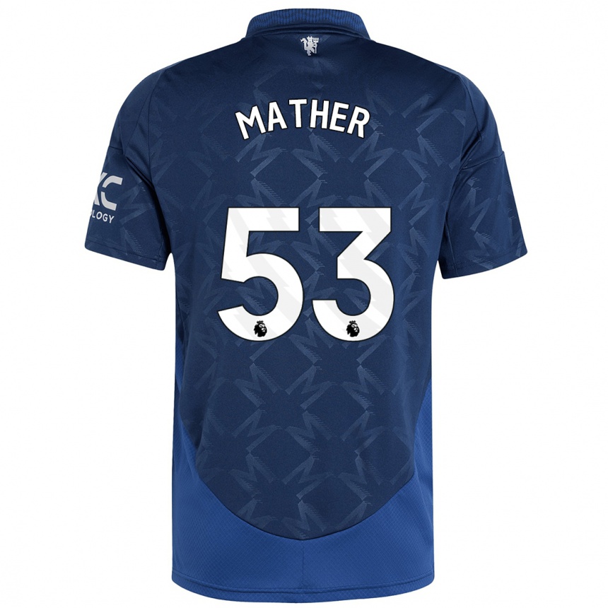 Niño Fútbol Camiseta Sam Mather #53 Índigo 2ª Equipación 2024/25