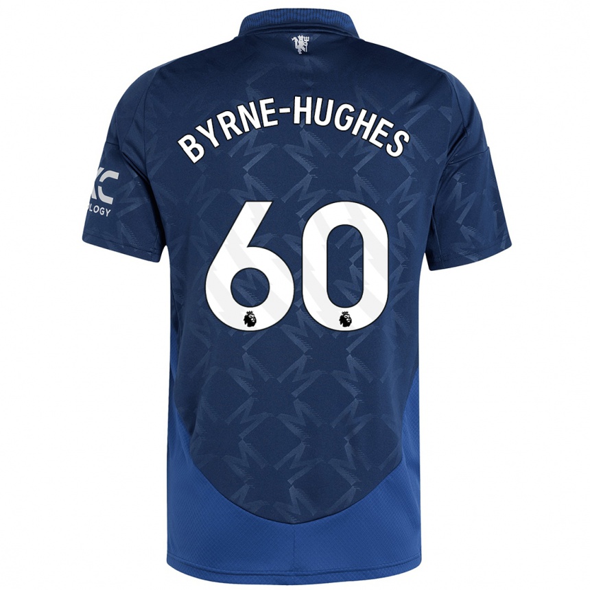 Niño Fútbol Camiseta Cameron Byrne-Hughes #60 Índigo 2ª Equipación 2024/25