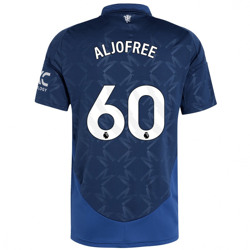 Niño Fútbol Camiseta Sonny Aljofree #60 Índigo 2ª Equipación 2024/25