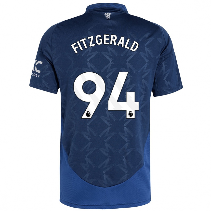 Niño Fútbol Camiseta Jayce Fitzgerald #94 Índigo 2ª Equipación 2024/25