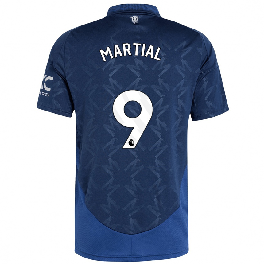 Niño Fútbol Camiseta Anthony Martial #9 Índigo 2ª Equipación 2024/25