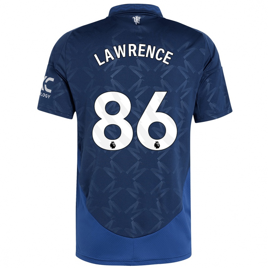 Niño Fútbol Camiseta Marcus Lawrence #86 Índigo 2ª Equipación 2024/25