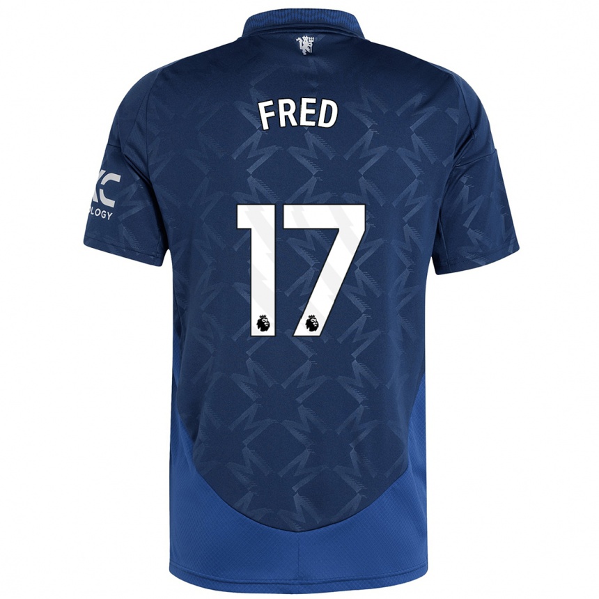 Niño Fútbol Camiseta Fred #17 Índigo 2ª Equipación 2024/25