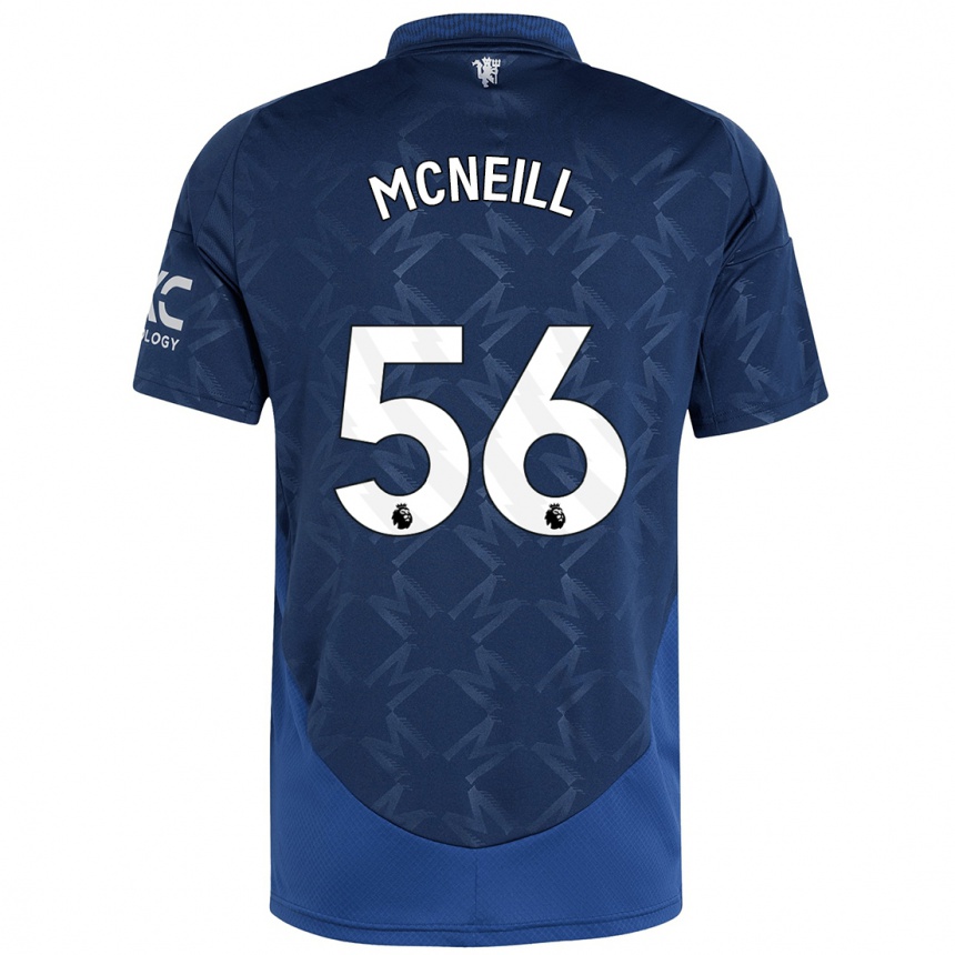 Niño Fútbol Camiseta Charlie Mcneill #56 Índigo 2ª Equipación 2024/25