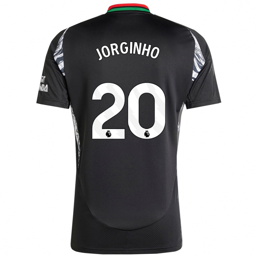 Niño Fútbol Camiseta Jorginho #20 Negro 2ª Equipación 2024/25