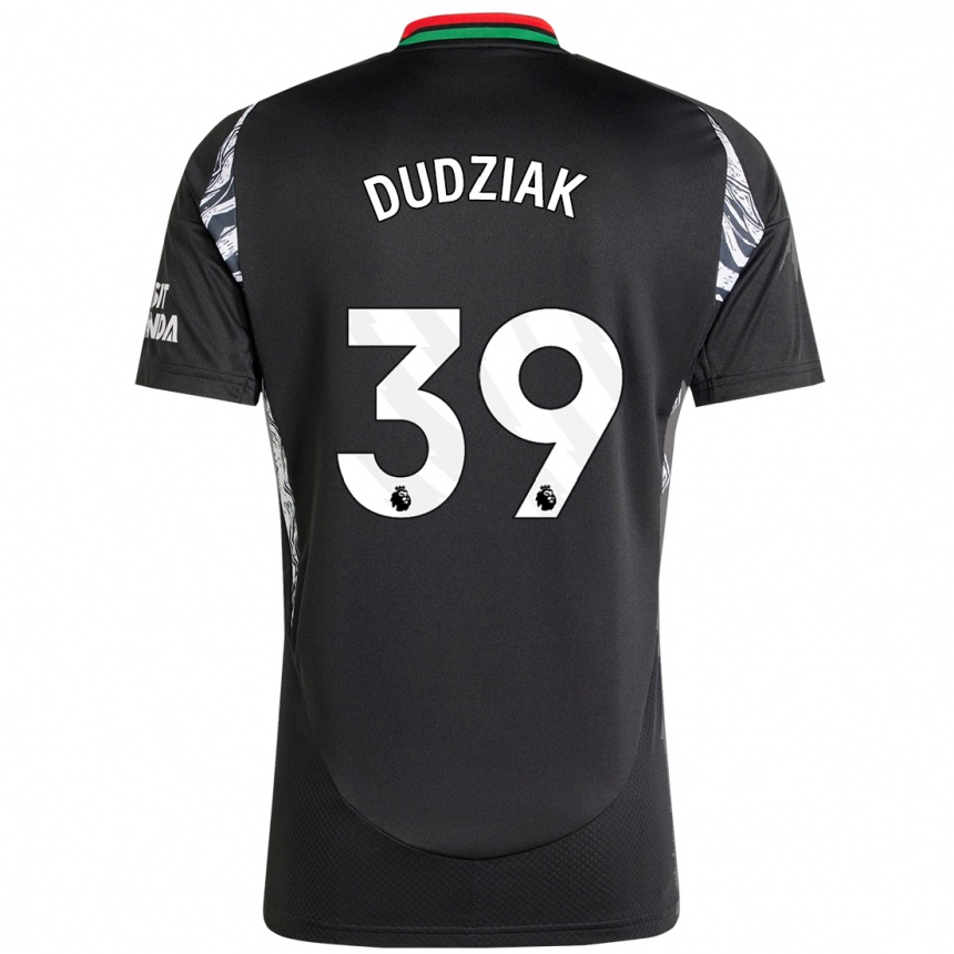 Niño Fútbol Camiseta Harrison Dudziak #39 Negro 2ª Equipación 2024/25