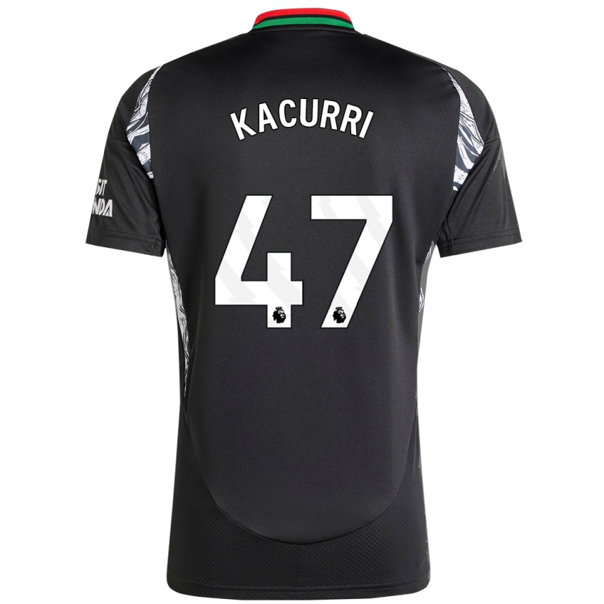 Niño Fútbol Camiseta Maldini Kacurri #47 Negro 2ª Equipación 2024/25