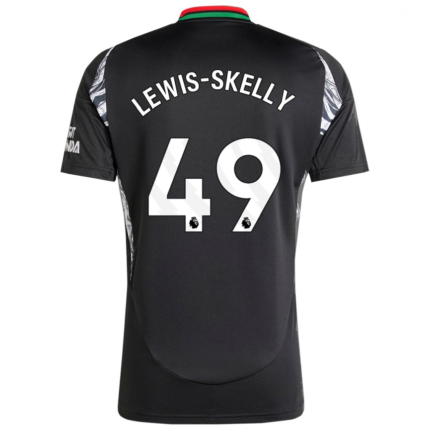 Niño Fútbol Camiseta Myles Lewis-Skelly #49 Negro 2ª Equipación 2024/25