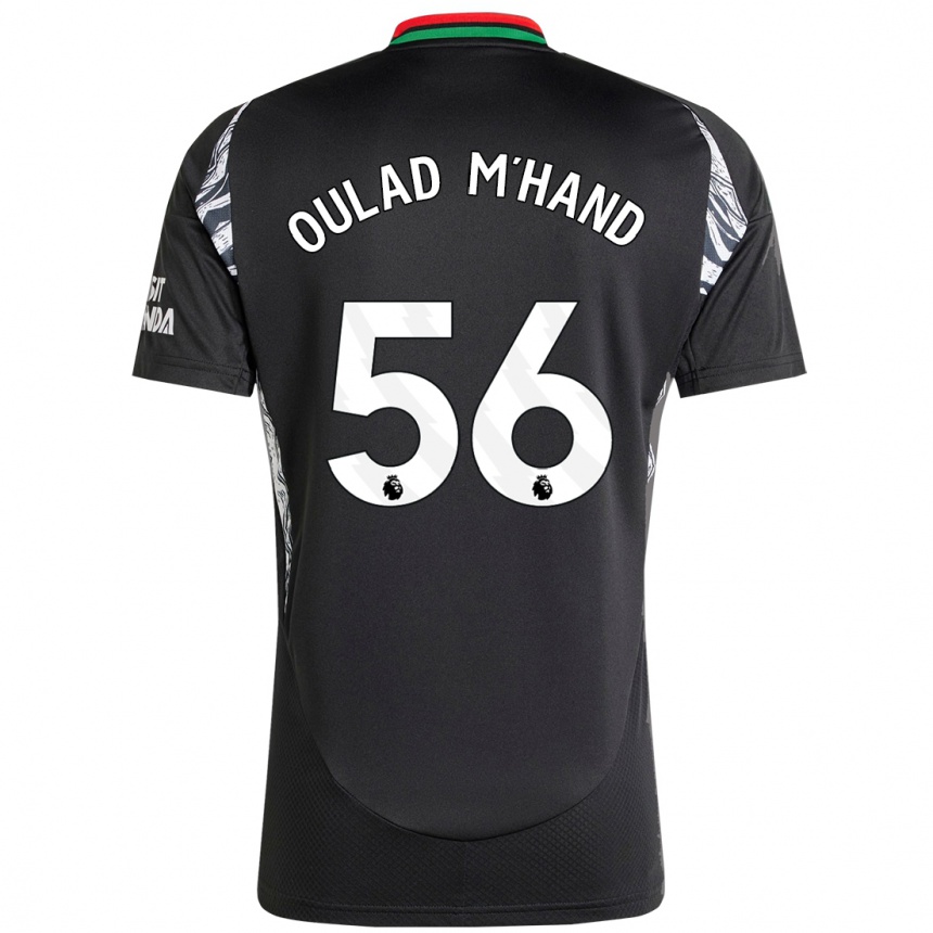 Niño Fútbol Camiseta Salah-Eddine Oulad M'hand #56 Negro 2ª Equipación 2024/25