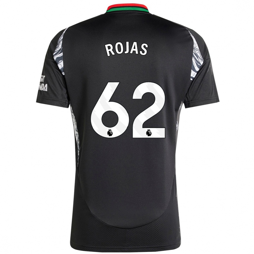 Niño Fútbol Camiseta Alexei Rojas #62 Negro 2ª Equipación 2024/25