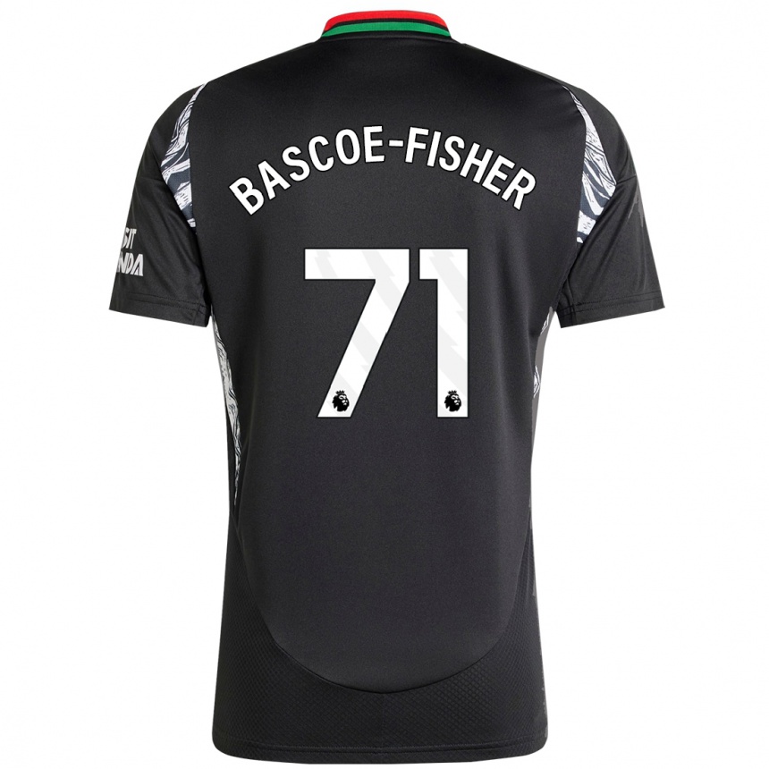 Niño Fútbol Camiseta Jakai Bascoe-Fisher #71 Negro 2ª Equipación 2024/25