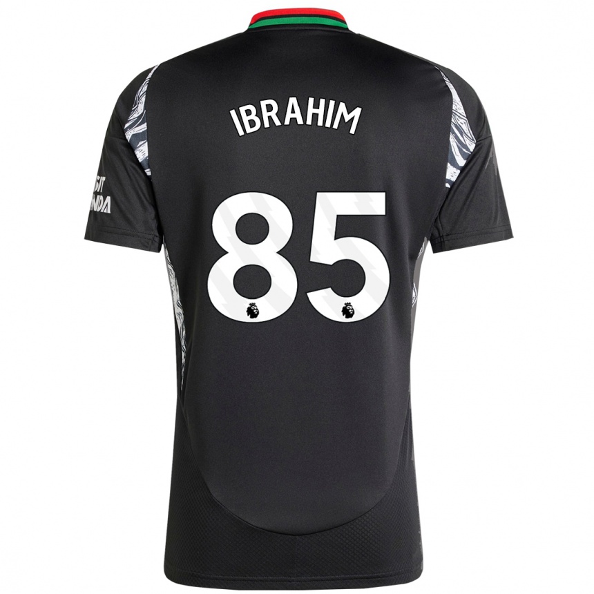 Niño Fútbol Camiseta Ife Ibrahim #85 Negro 2ª Equipación 2024/25