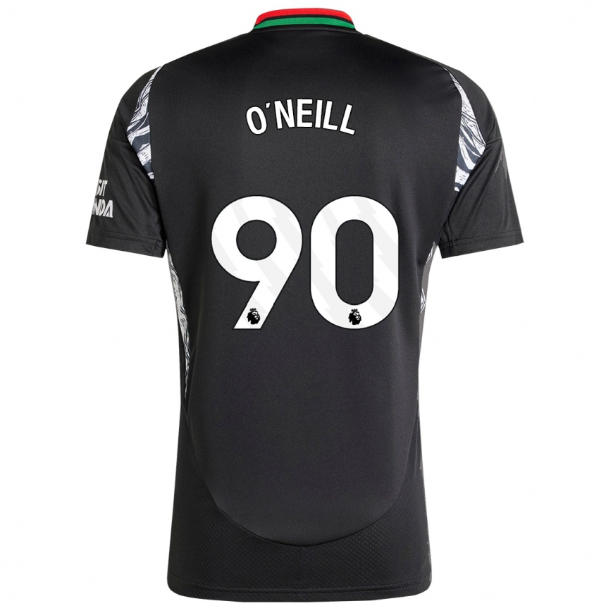 Niño Fútbol Camiseta Ceadach O'neill #90 Negro 2ª Equipación 2024/25