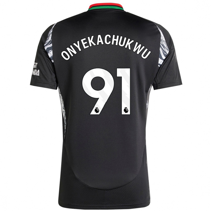 Niño Fútbol Camiseta Samuel Onyekachukwu #91 Negro 2ª Equipación 2024/25