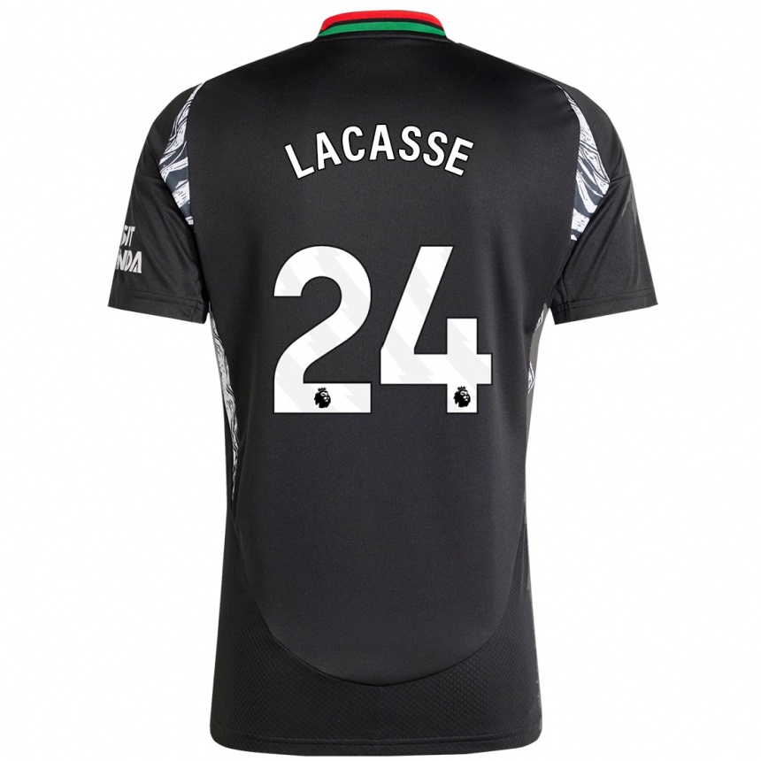 Niño Fútbol Camiseta Cloé Lacasse #24 Negro 2ª Equipación 2024/25