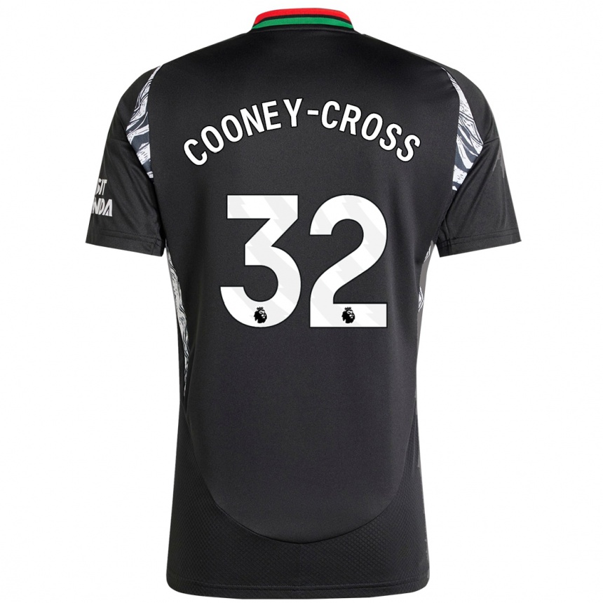 Niño Fútbol Camiseta Kyra Cooney-Cross #32 Negro 2ª Equipación 2024/25