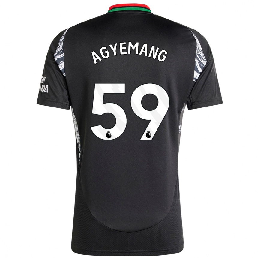 Niño Fútbol Camiseta Michelle Agyemang #59 Negro 2ª Equipación 2024/25