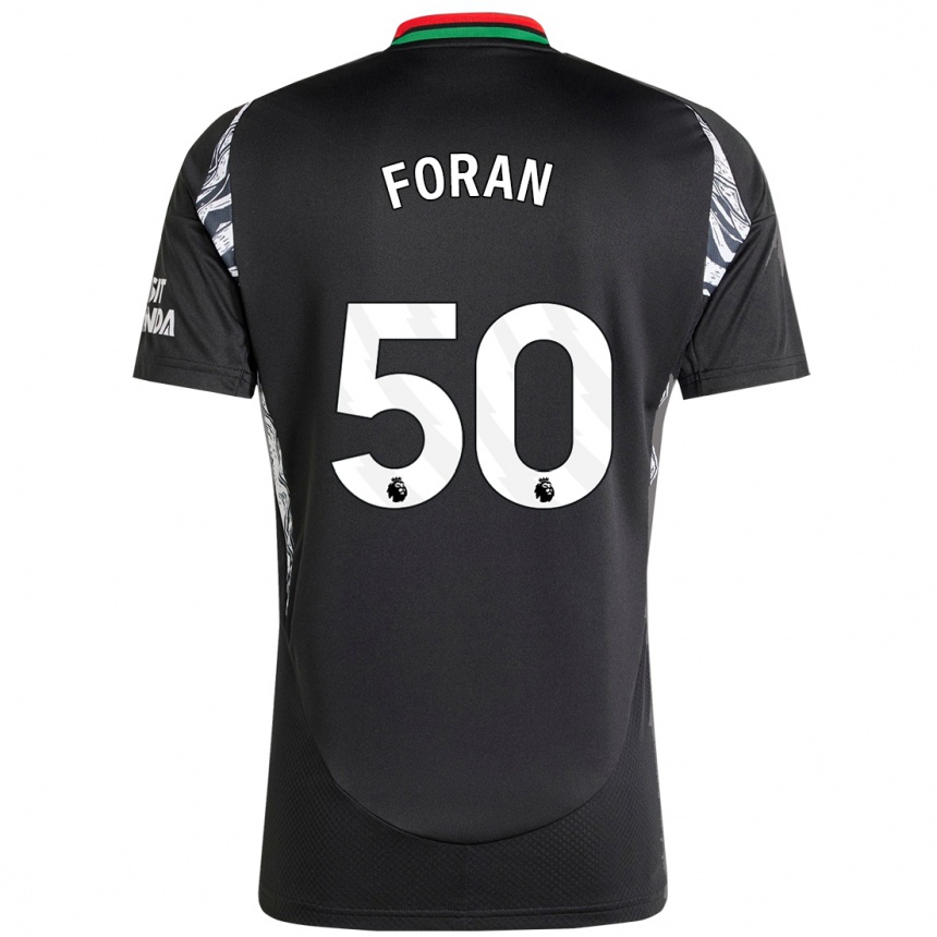 Niño Fútbol Camiseta Taylor Foran #50 Negro 2ª Equipación 2024/25