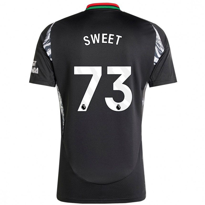 Niño Fútbol Camiseta James Sweet #73 Negro 2ª Equipación 2024/25