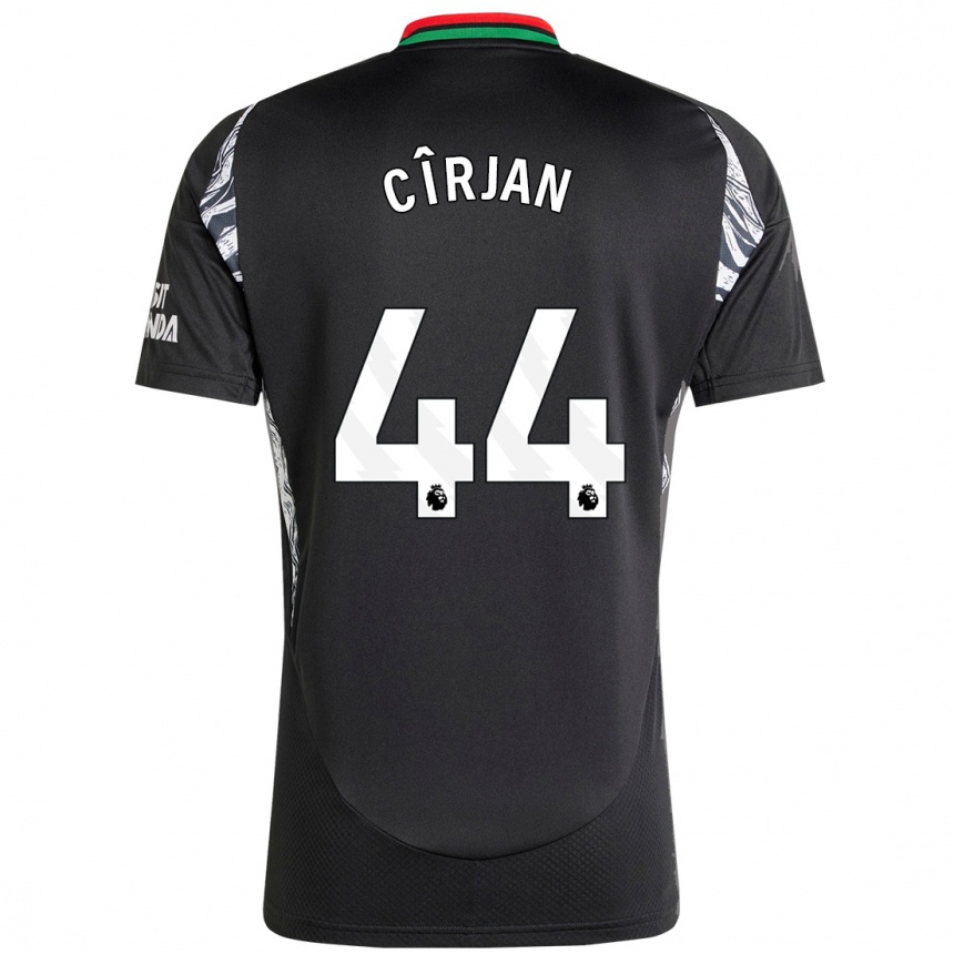 Niño Fútbol Camiseta Catalin Cîrjan #44 Negro 2ª Equipación 2024/25