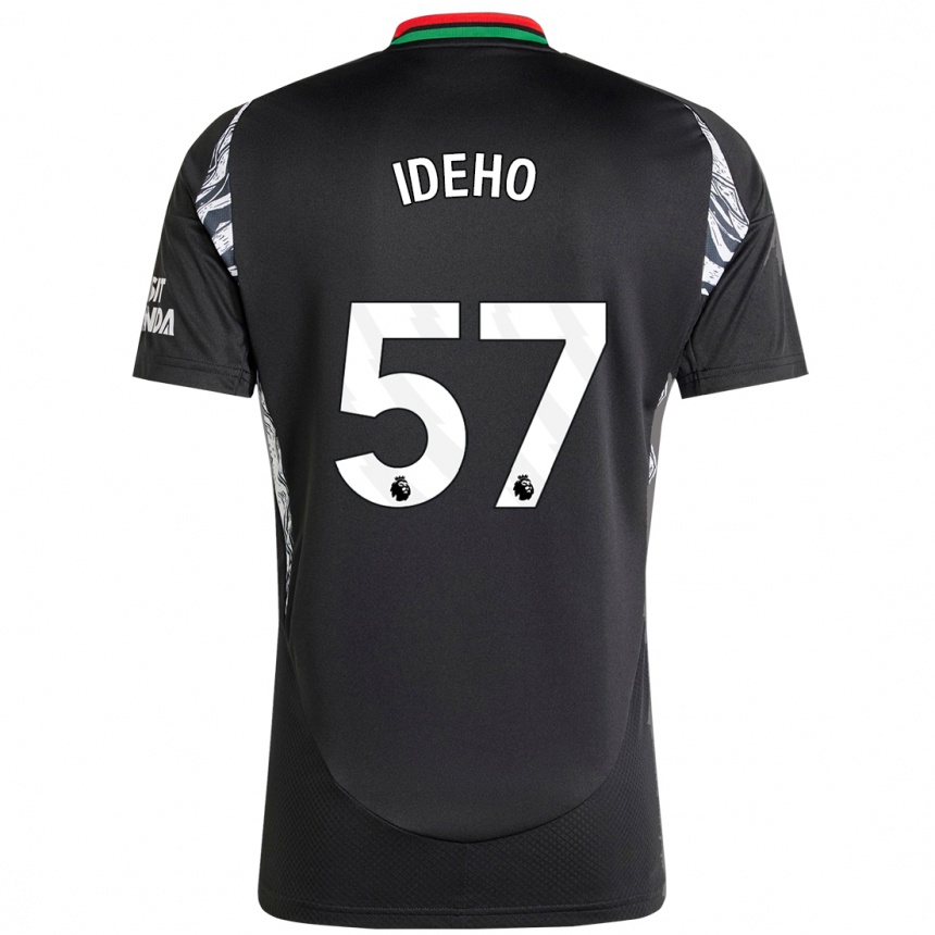 Niño Fútbol Camiseta Joel Ideho #57 Negro 2ª Equipación 2024/25