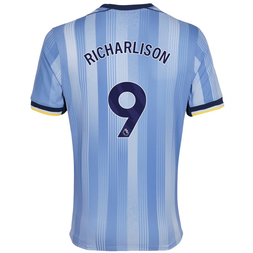 Niño Fútbol Camiseta Richarlison #9 Azul Claro 2ª Equipación 2024/25