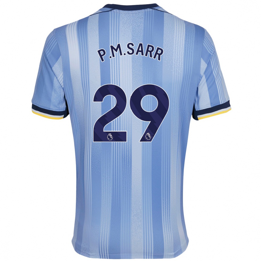 Niño Fútbol Camiseta Pape Matar Sarr #29 Azul Claro 2ª Equipación 2024/25