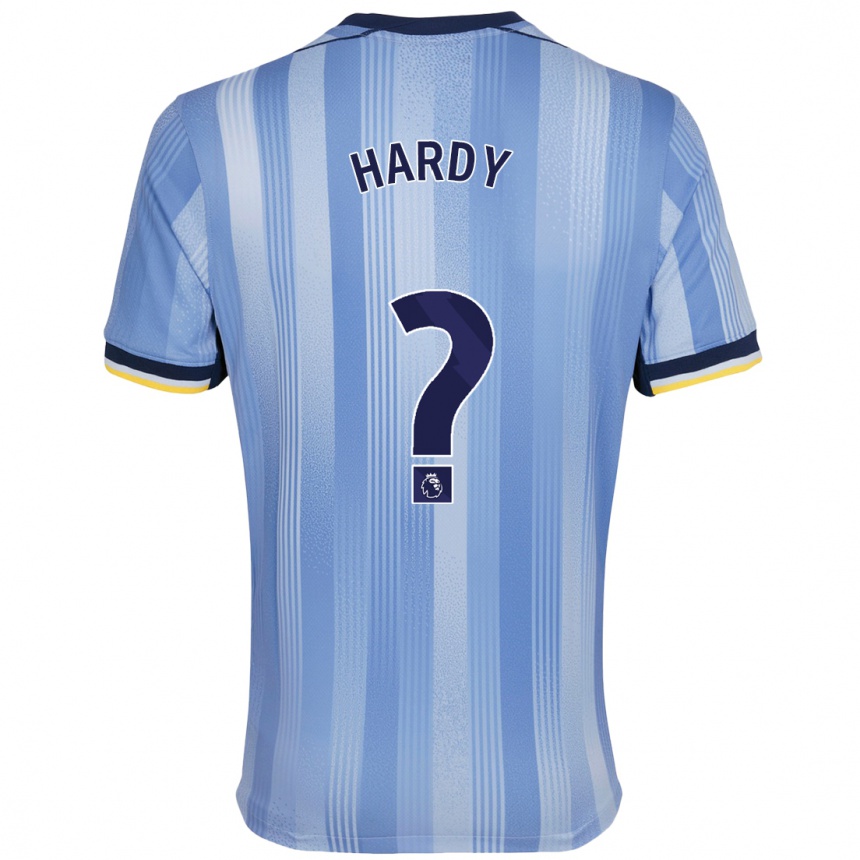 Niño Fútbol Camiseta Malachi Hardy #0 Azul Claro 2ª Equipación 2024/25