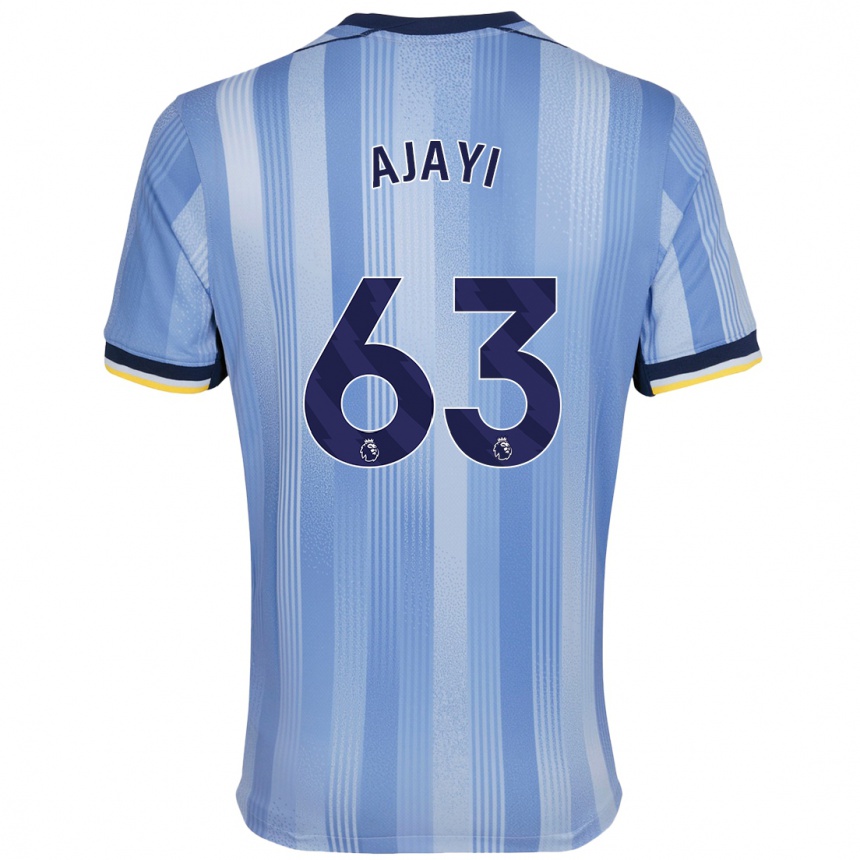 Niño Fútbol Camiseta Damola Ajayi #63 Azul Claro 2ª Equipación 2024/25