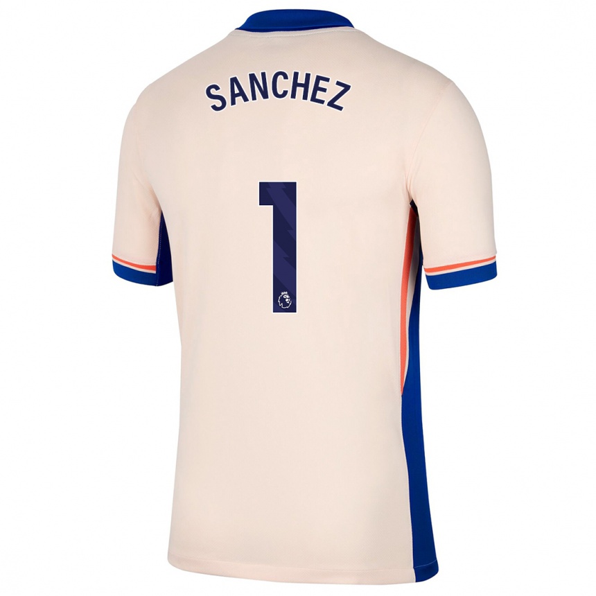 Niño Fútbol Camiseta Robert Sánchez #1 Beige Claro 2ª Equipación 2024/25