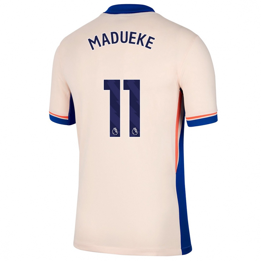 Niño Fútbol Camiseta Noni Madueke #11 Beige Claro 2ª Equipación 2024/25