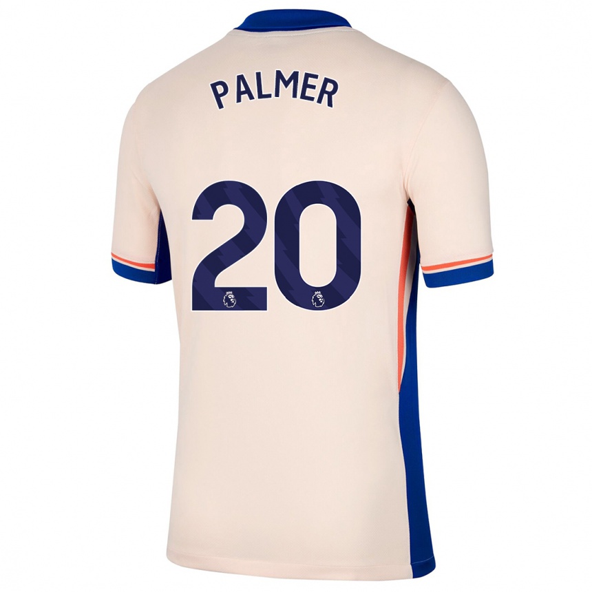 Niño Fútbol Camiseta Cole Palmer #20 Beige Claro 2ª Equipación 2024/25