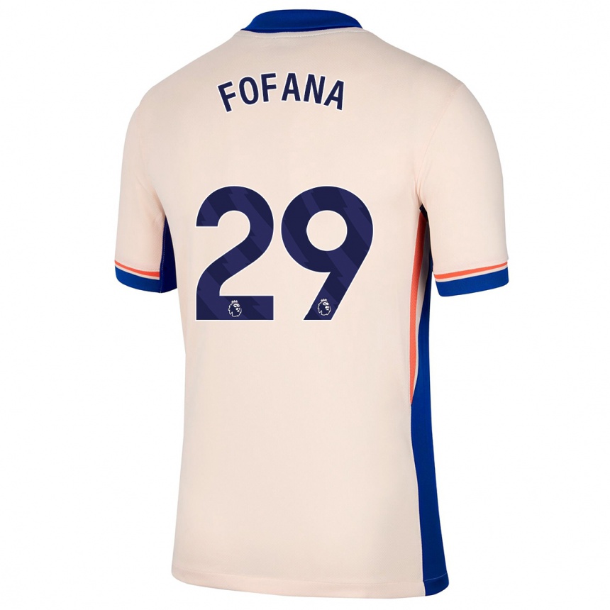 Niño Fútbol Camiseta Wesley Fofana #29 Beige Claro 2ª Equipación 2024/25