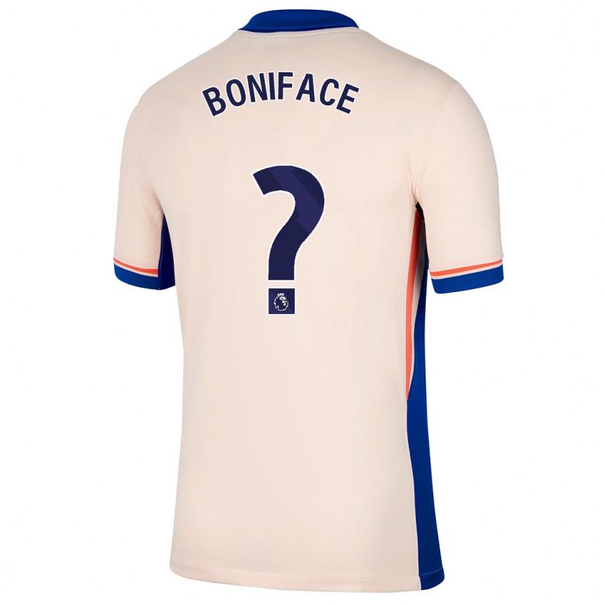 Niño Fútbol Camiseta Somto Boniface #0 Beige Claro 2ª Equipación 2024/25