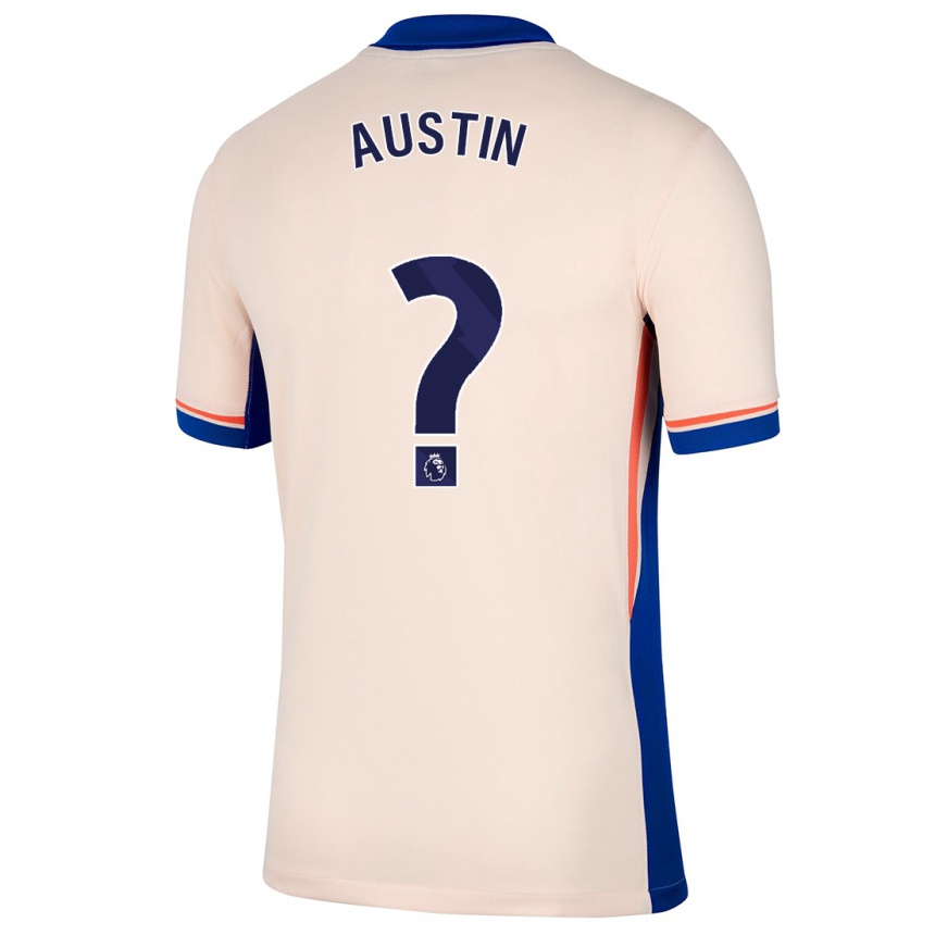 Niño Fútbol Camiseta Jack Austin #0 Beige Claro 2ª Equipación 2024/25