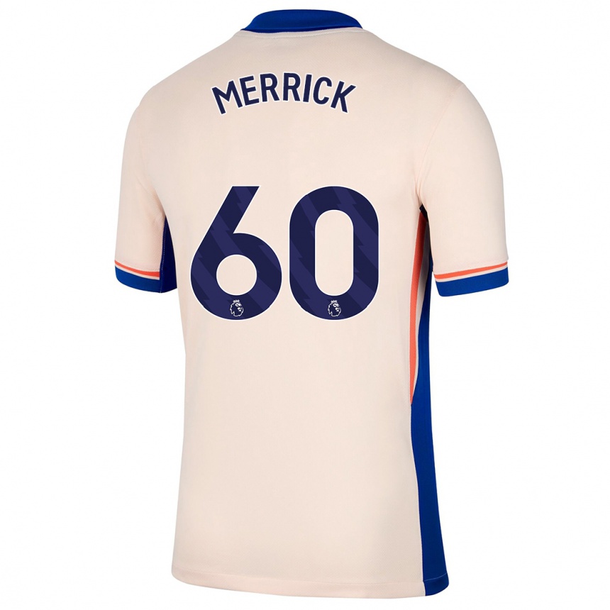 Niño Fútbol Camiseta Max Merrick #60 Beige Claro 2ª Equipación 2024/25